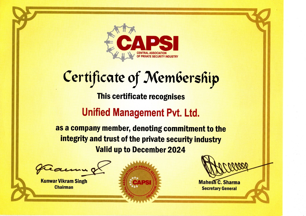 Certificate of CAPSI